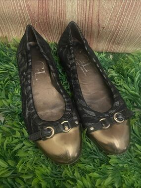 AGL Women’s Zebra Print Cap Toe Ballet Flats